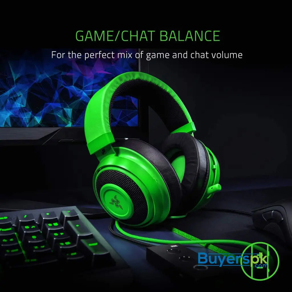 Razer Kraken Tournament Edition - Wired Gaming Headset with USB Audio Controller - Black - Headset Razer Kraken Tournament Edition - Wired Gaming Headset with USB Audio Controller - Black - Headset